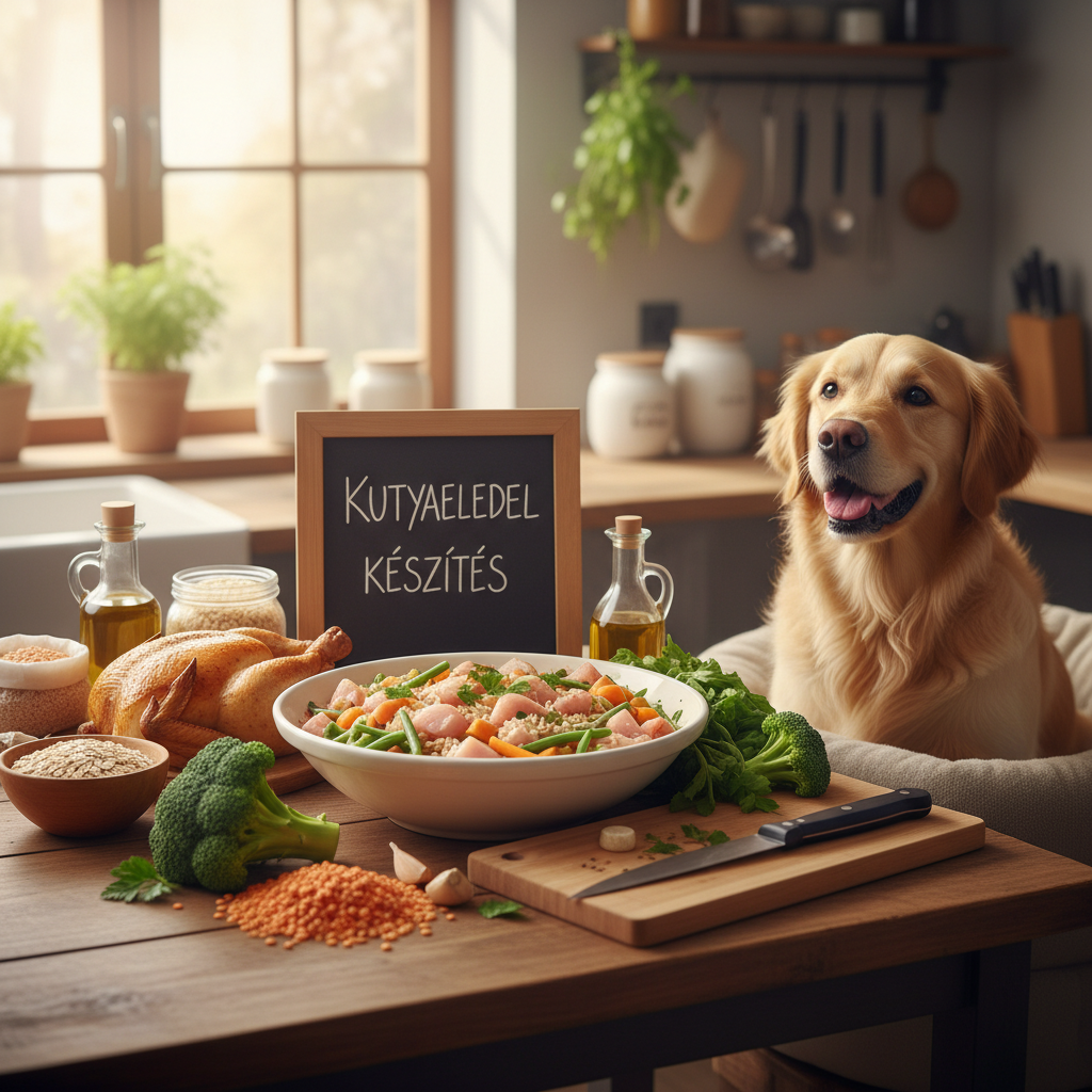 kutyaeledel készítés